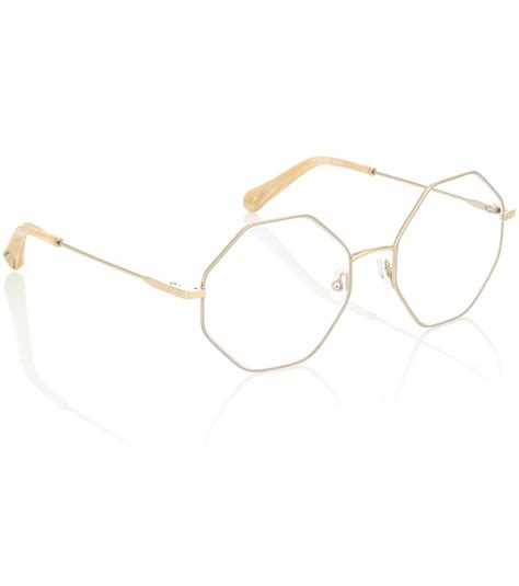 chloe eyeglasses 2019 palma octagon|Chloé: Gold Palma Octagon Glasses .